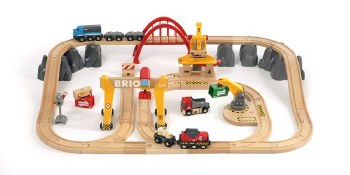 BRIO CARGO RAILWAY DELUXE SET