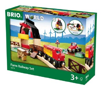 BRIO FARM RAILWAY SET