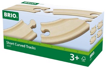 BRIO SHORT CURVED TRACKS