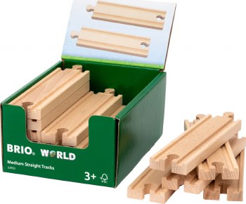 BRIO SINGLE MEDIUM STRAIGHT TRACK