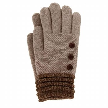 BRITT'S KNITS CUFF GLOVES TAUPE