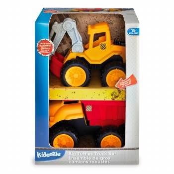KIDOOZIE BIG TUFFIES TRUCK SET