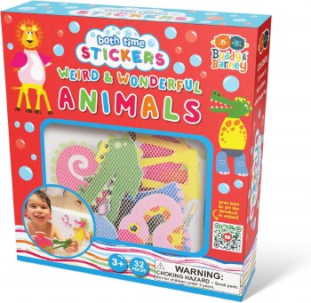 BUDDY &amp; BARNEY BATH STICKERS ANIMALS