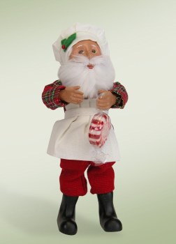 BYERS' CHOICE KINDLES BAKING SANTA