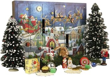 BYERS' CHOICE ADVENT CAL SANTA'S SLEIGH