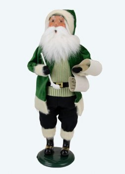 BYERS' CHOICE IRISH SANTA