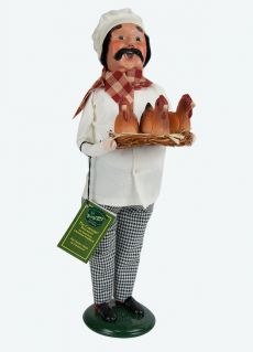 BYERS' CHOICE THREE FRENCH HENS CHEF