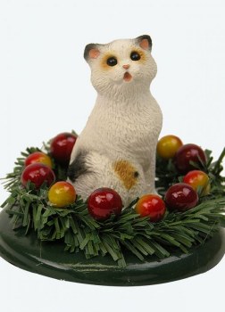 BYERS' CHOICE TORTOISE SHELL CAT