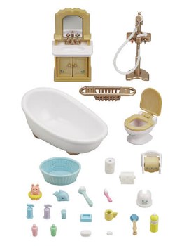 CALICO CRITTERS BABY COUNTRY BATHROOM
