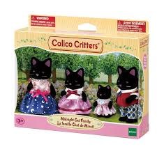 CALICO CRITTERS FAMILY MIDNIGHT CAT