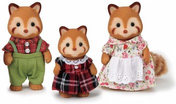 CALICO CRITTERS RED PANDA FAMILY