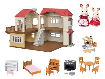 CALICO CRITTERS RED ROOF COUNTRY GIFTSET