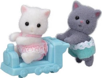 CALICO CRITTERS TWINS PERSIAN CATS