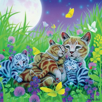 CEACO 100pc PUZZLE FAMILY CATS