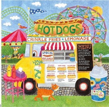 CEACO 500PC PUZZLE FOOD TRUCK HOT DOGS