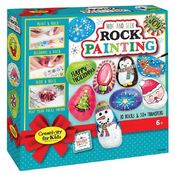 CFK HOLIDAY HIDE &amp; SEEK ROCK PAINTING