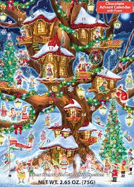 CHOCOLATE ADVENT CALENDAR ELVES