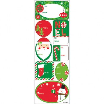 CHRISTMAS 48CT LABELS