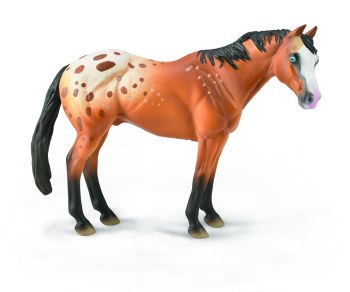 COLLECTA LIGHT BROWN APPALOOSA STALLION