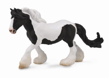 COLLECTA BLACK/WHITE PIEBALD GYPSY MARE