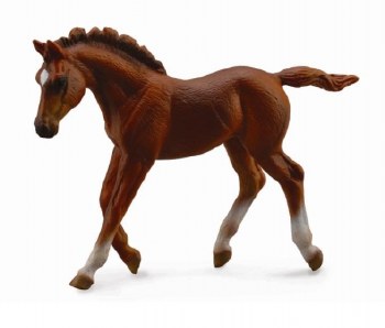 COLLECTA CHESTNUT THOROUGHBRED FOAL