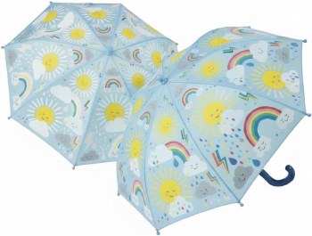 COLOR CHANGING UMBRELLA SUN &amp; CLOUDS