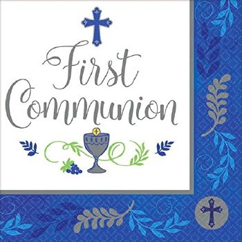 COMMUNION DAY BOV 36ct BEVERAGE NAPKINS