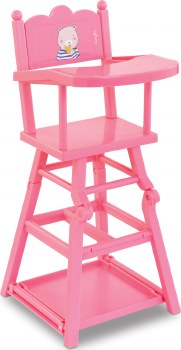 COROLLE DOLL HIGH CHAIR PINK FOR 14"-17"