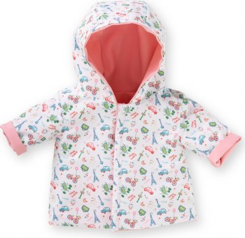 COROLLE 14" OUTFIT REVERSIBLE RAIN COAT