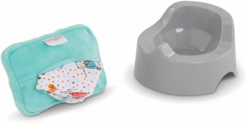 COROLLE 12&quot; DOLL POTTY &amp; WIPE