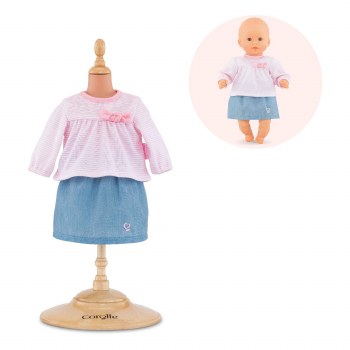 COROLLE 12&quot; DOLL TOP &amp; SKIRT