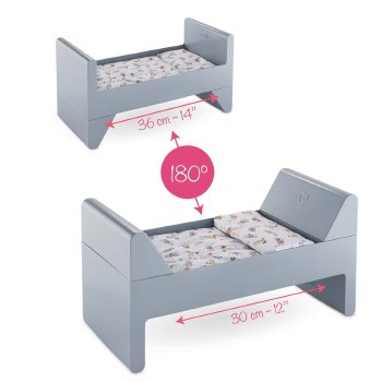 COROLLE CRIB &amp; BED