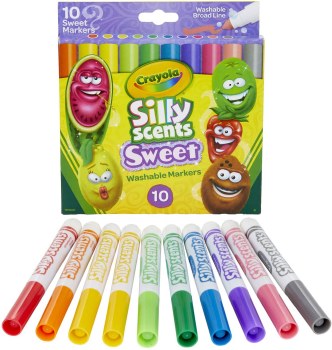 CRAYOLA 10ct SILLY SCENTS MARKERS