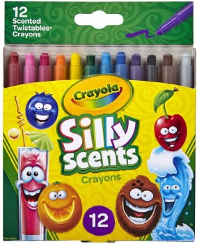 CRAYOLA 12ct SILLY SCENT TWIST CRAYONS