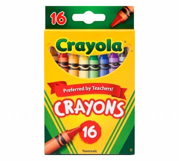 CRAYOLA 16CT  CRAYONS