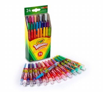 CRAYOLA 24CT MINI TWISTABLE CRAYONS