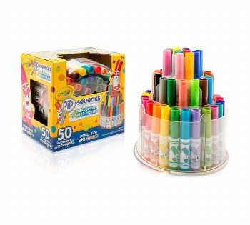 CRAYOLA 50CT PIP SQUEAKS MARKER TOWER