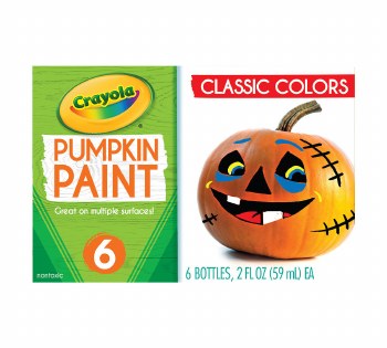 CRAYOLA 6CT PUMPKIN PAINT CLASSIC