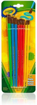 CRAYOLA 8ct ARTS &amp;  CRAFT BRUSHES