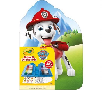 CRAYOLA COLOR &amp; STICKER BOOK PAW PATROL