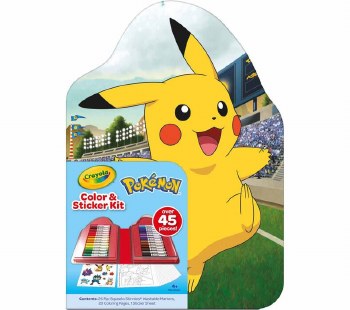 CRAYOLA COLOR &amp; STICKER POKEMON