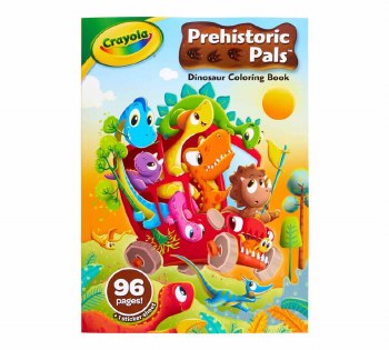 CRAYOLA COLORING BOOK 96PG DINOSAURS
