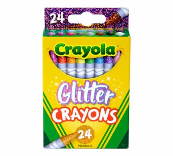 CRAYOLA CRAYONS 24CT GLITTER