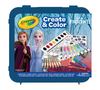 CRAYOLA FROZEN 2 CREATE &amp; COLOR CASE