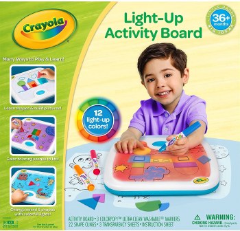 CRAYOLA LIGHT UP ACTIVTY BOARD