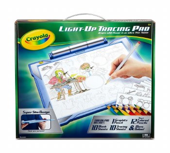 CRAYOLA LIGHT UP TRACING PAD BLUE