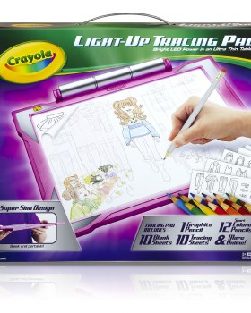 CRAYOLA LIGHT UP TRACING PAD PINK