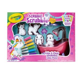 CRAYOLA SCRIBBLE SCRUBBIE TUB PLAYSET