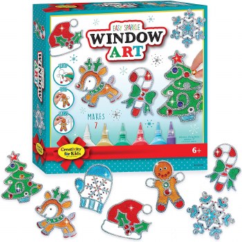 CREATIVITY FOR KIDS CHRISTMAS WINDOW ART
