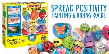 CREATIVITY FOR KIDS HIDE &amp; SEEK ROCK KIT